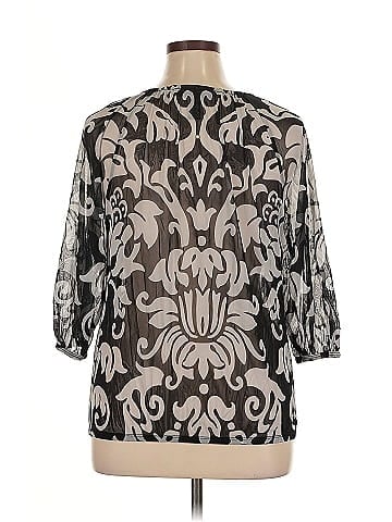 INC International Concepts 3/4 Sleeve Blouse (view 2)