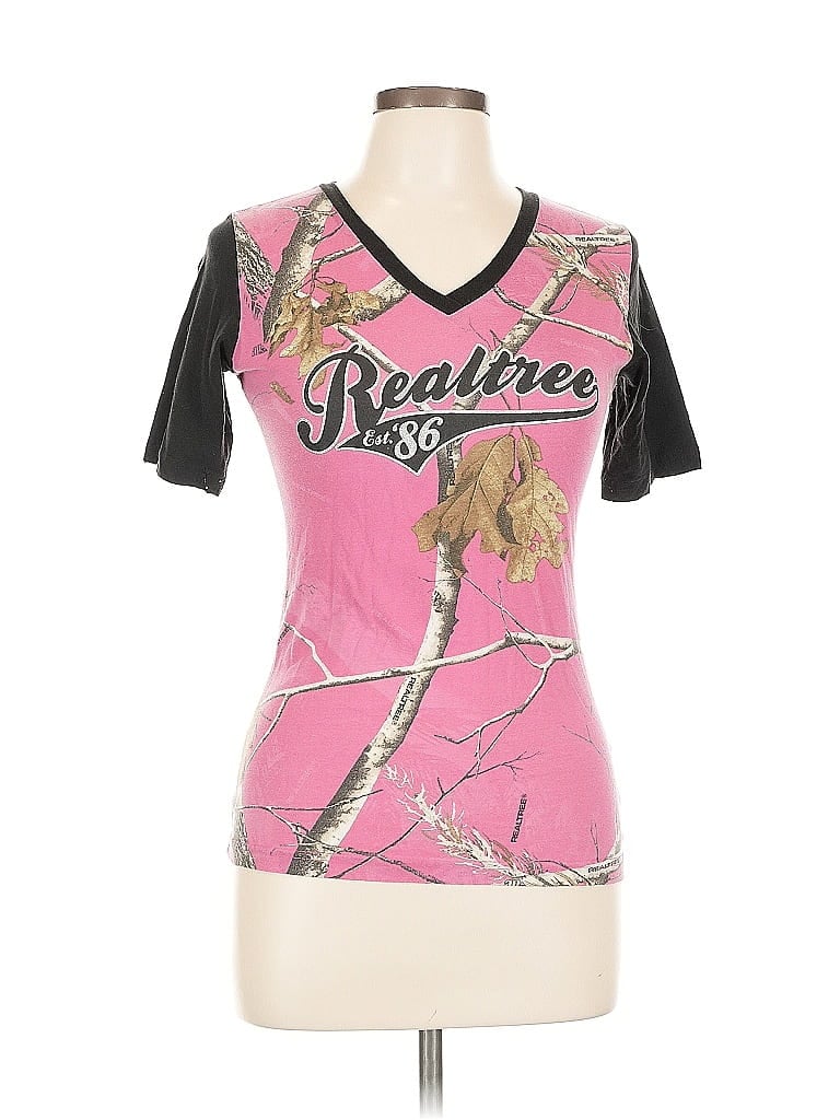 Pre-owned Paramount Pictures Short Sleeve T-shirt In Pink