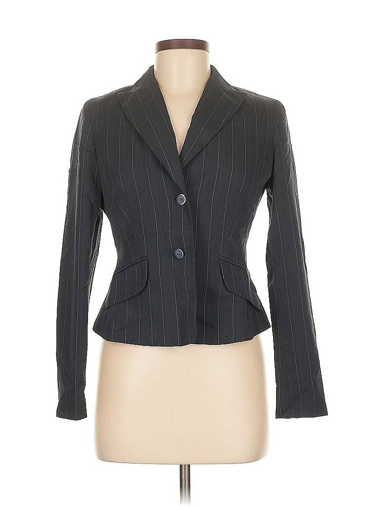 Pre-owned Nine West Blazer Jacket In Gray