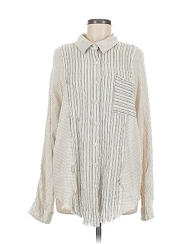 Hem & Thread Long Sleeve Button-Down Shirt (view 1)