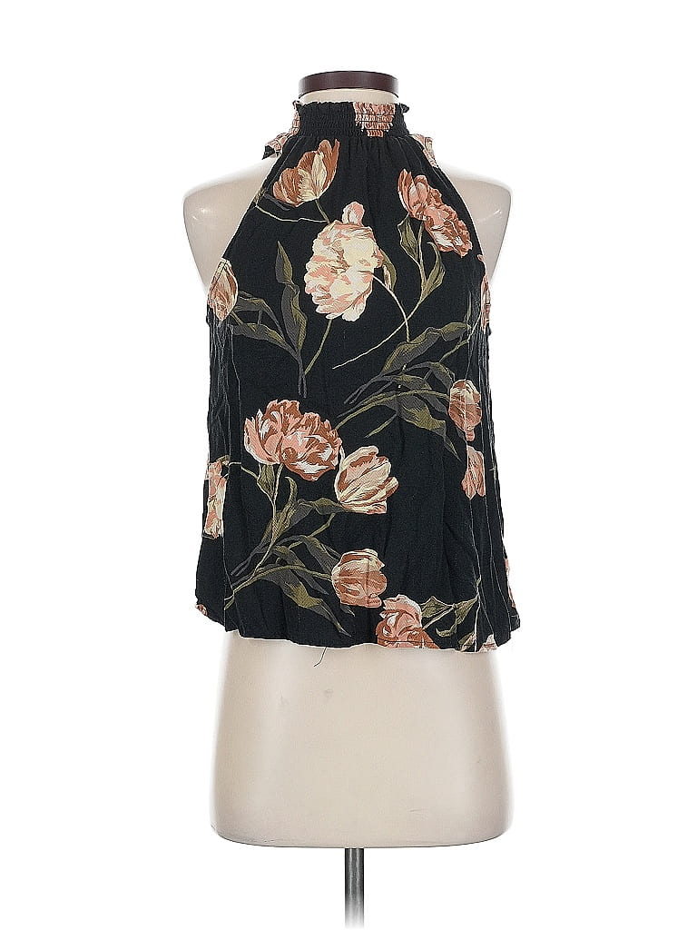 A NEW DAY Pre-owned Sleeveless Blouse In Black