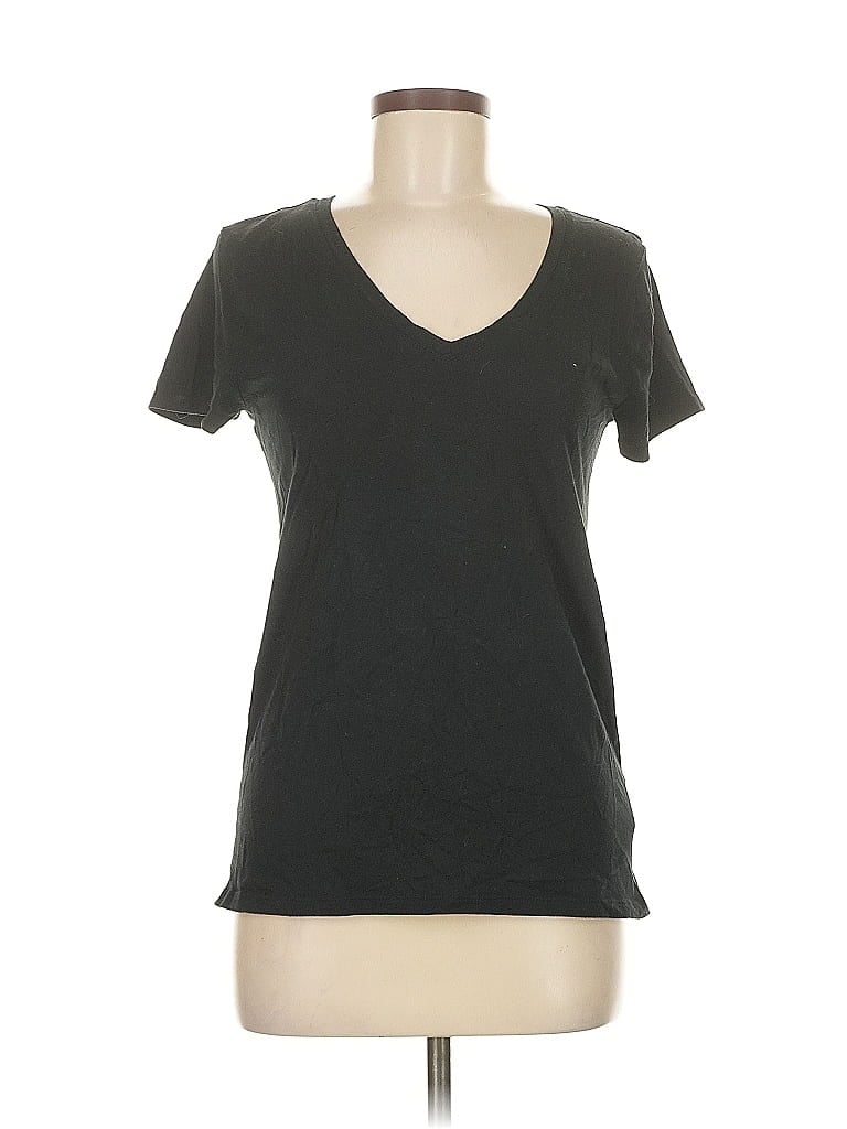 Pre-owned Gap Short Sleeve T-shirt In Black