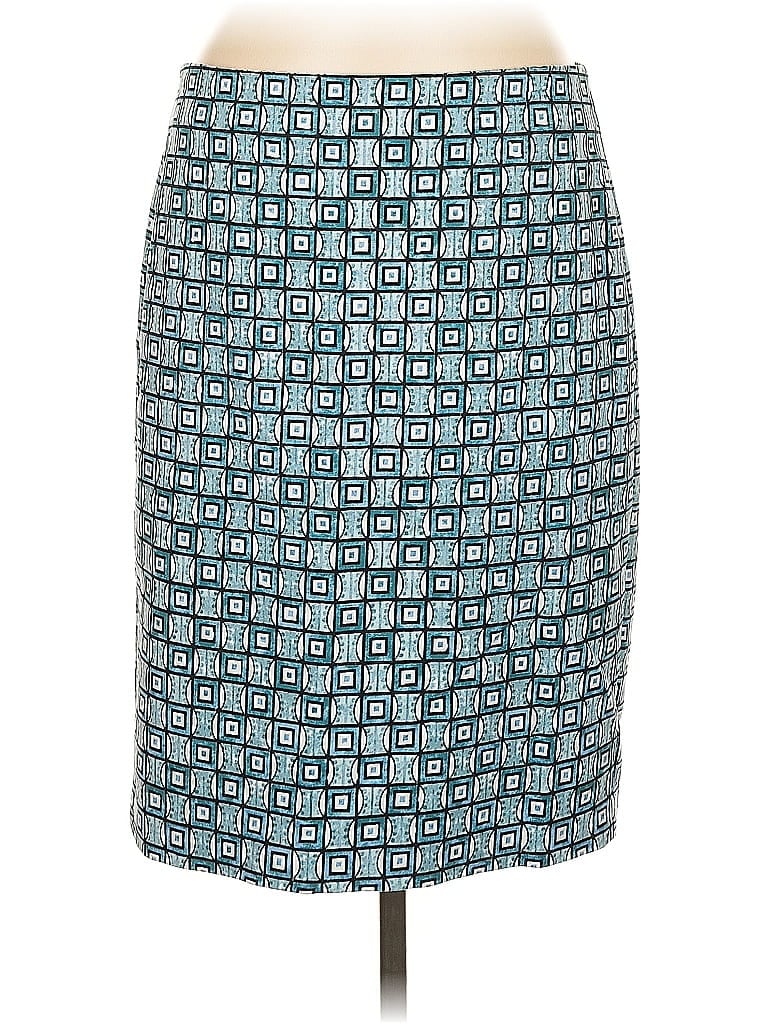 Pre-owned Ann Taylor Factory Formal Skirt In Blue