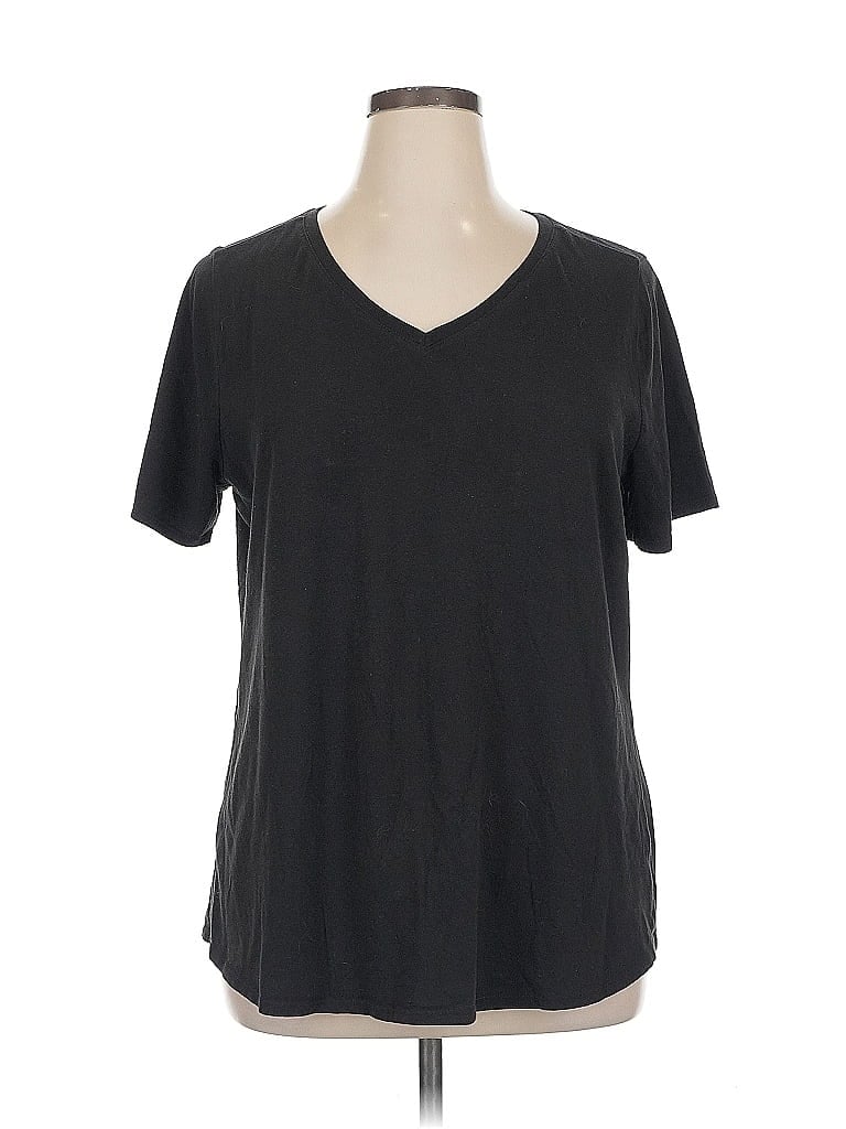 Pre-owned Terra & Sky Short Sleeve T-shirt In Black