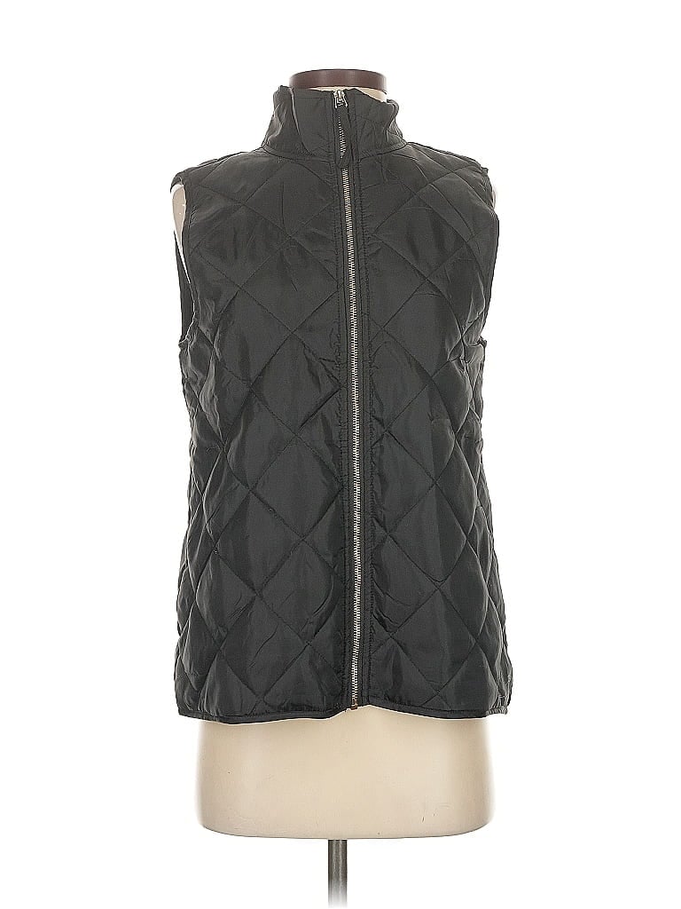 Pre-owned Mud Pie Vest In Black