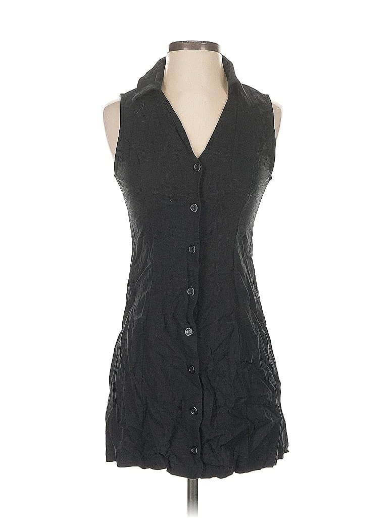 Pre-owned Monteau Casual Dress In Black