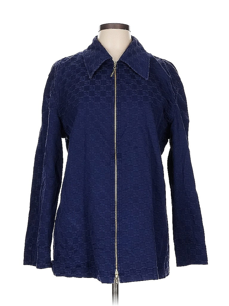 St. John Sport Blue Jacket Size L - photo 1