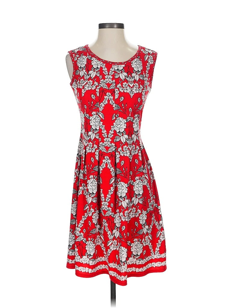 Pre-owned Max Studio Casual Dress In Red