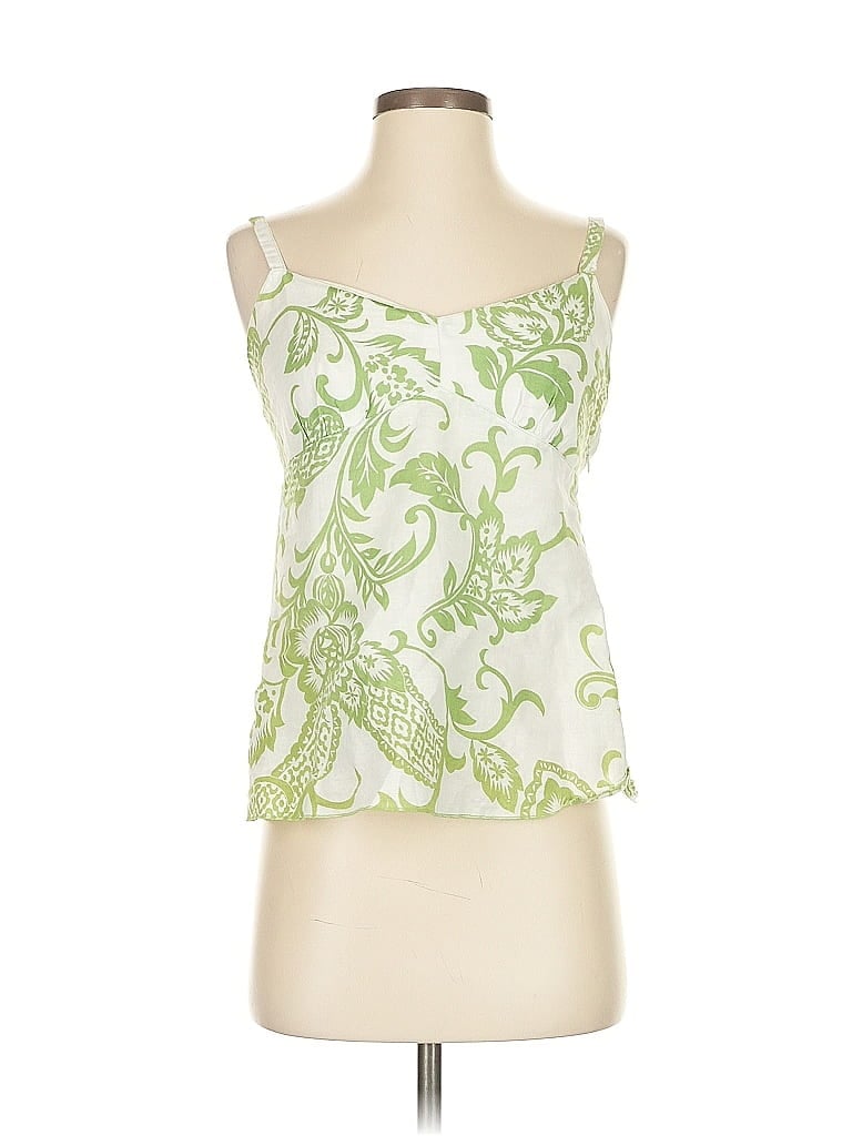 Pre-owned G.h. Bass & Co. Sleeveless Blouse In Green