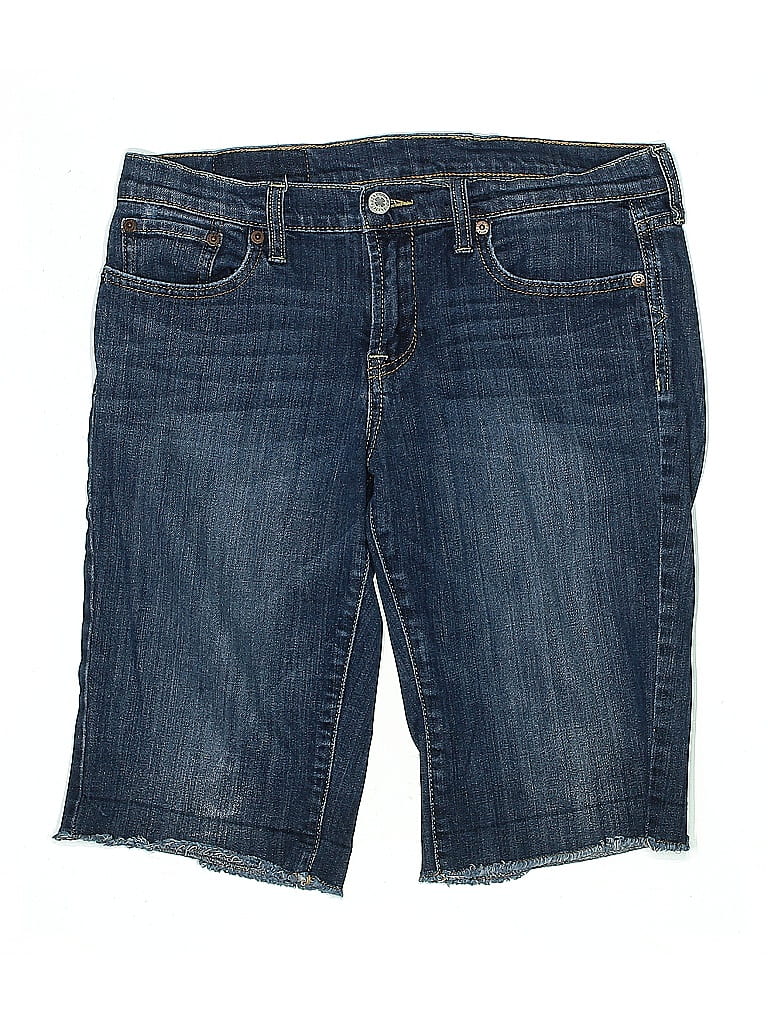 Pre-owned Lucky Brand Denim Shorts In Blue