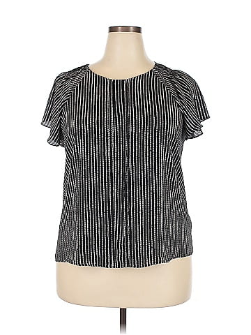 Worthington Short Sleeve Blouse (view 1)