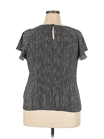 Worthington Short Sleeve Blouse (view 2)