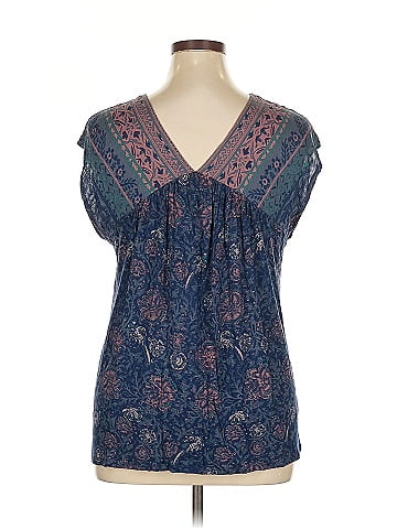 Lucky Brand Short Sleeve Blouse (view 2)