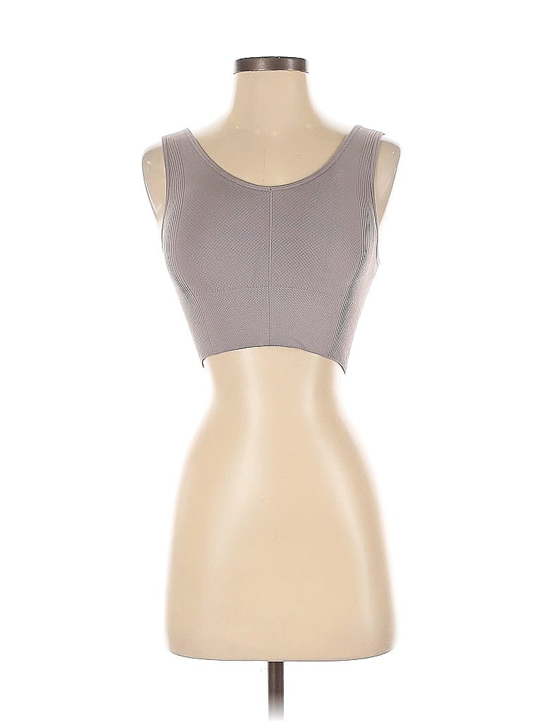 Pre-owned 90 Degree By Reflex Sports Bra In Gray