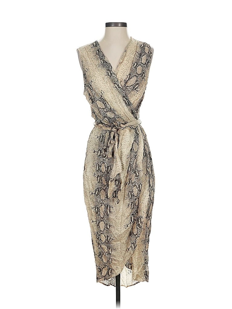 PAPER HEART Pre-owned Cocktail Dress In Brown