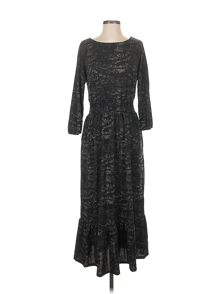 Pre-owned Lularoe Casual Dress In Black