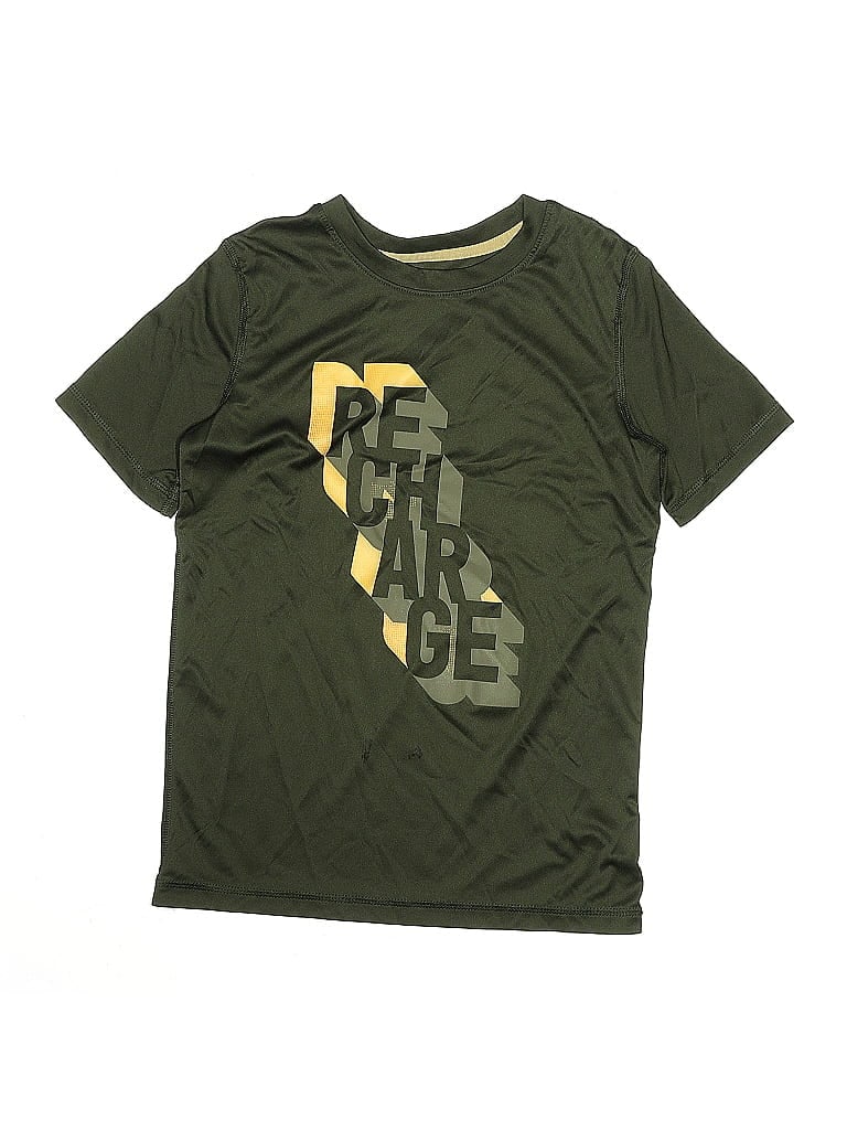 Pre-owned All In Motion Kids' Short Sleeve T-shirt In Green