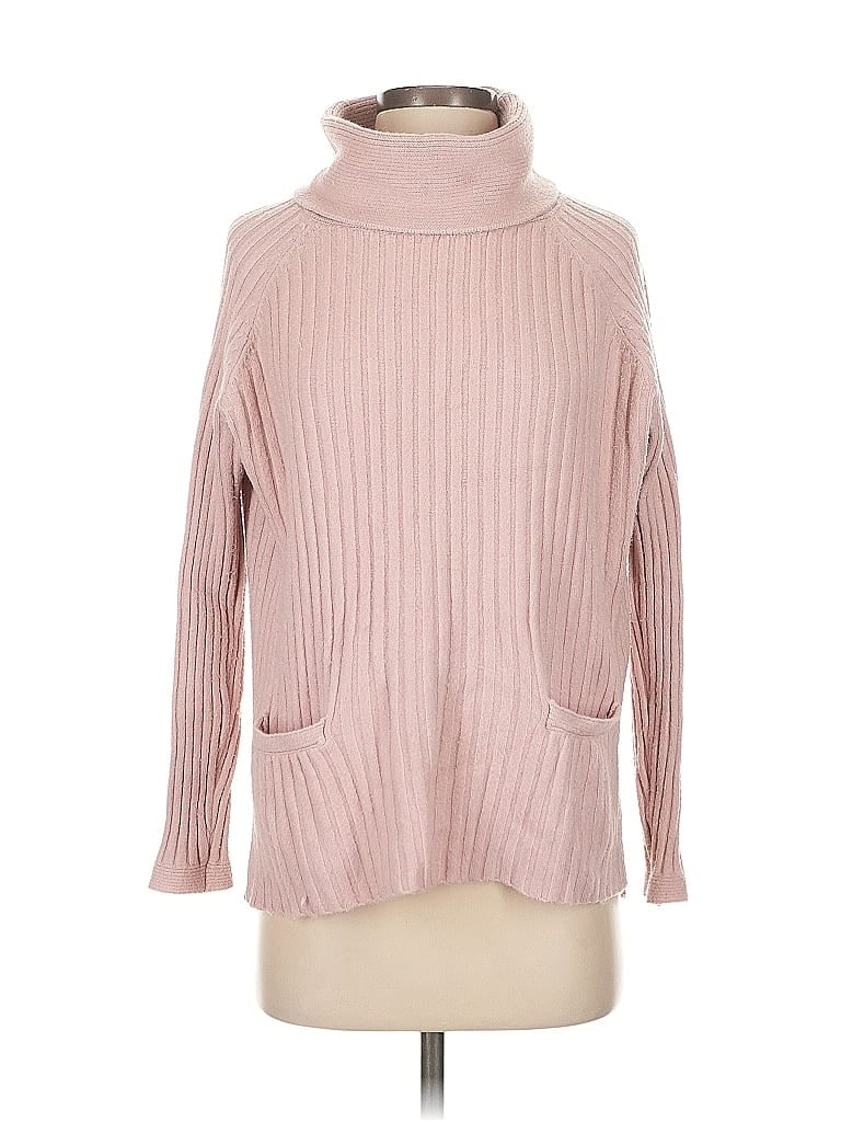 Pre-owned Assorted Brands Turtleneck Sweater In Pink