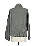Automet 100% Rayon Houndstooth Gray Long Sleeve Button-Down Shirt Size L - photo 2