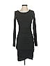 Leith Solid Black Cocktail Dress Size XS - photo 1