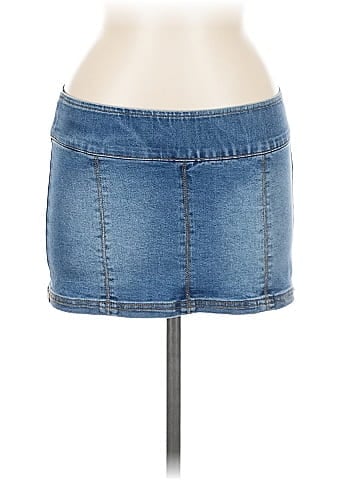 Fashion Nova Denim Skirt (view 1)