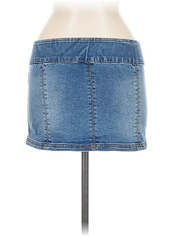 Fashion Nova Denim Skirt (view 2)