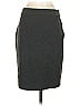 Ann Taylor LOFT Solid Gray Casual Skirt Size S - photo 2