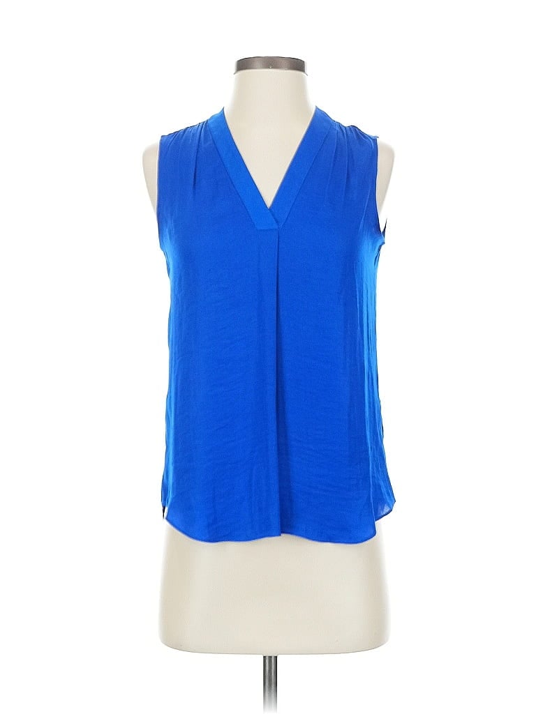 Click to view more detailed imagery on our partner's website Pre-owned Vince Camuto Sleeveless Blouse In Blue