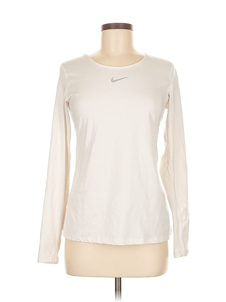 Pre-owned Nike Long Sleeve T-shirt In White