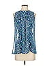 Duro Olowu for JCP 100% Polyester Blue Sleeveless Blouse Size S - photo 1