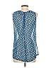 Duro Olowu for JCP 100% Polyester Blue Sleeveless Blouse Size S - photo 2