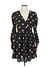 En Saison 100% Polyester Polka Dots Black Casual Dress Size XS - photo 1