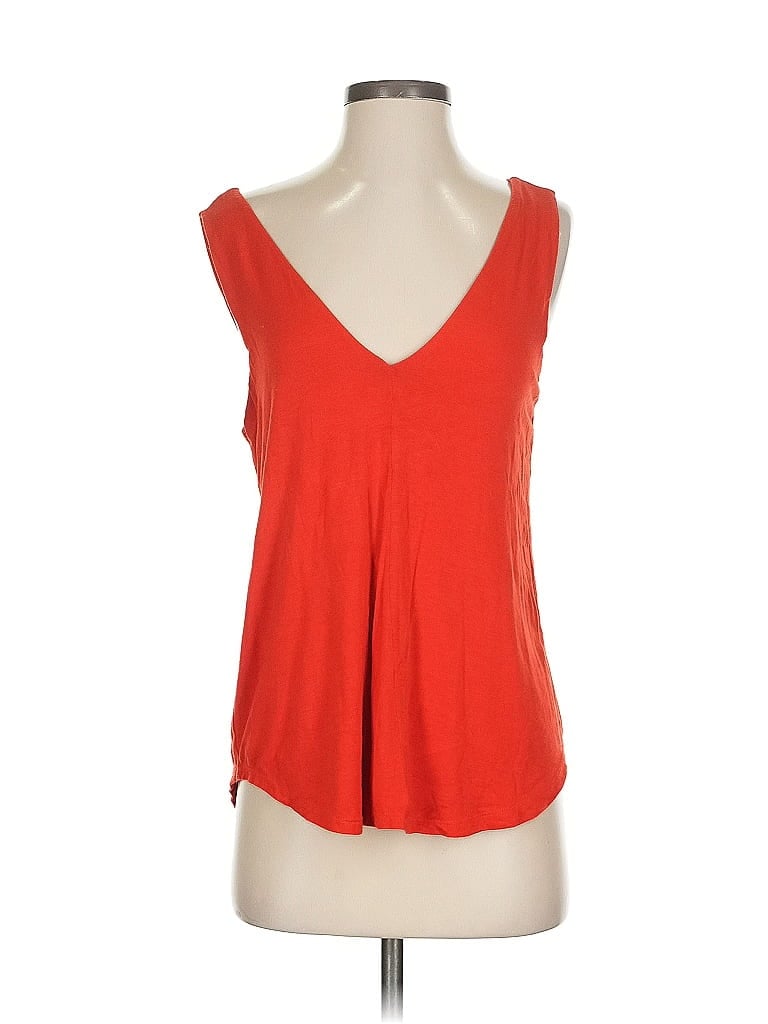 Click to view more detailed imagery on our partner's website Pre-owned Bordeaux Sleeveless T-shirt In Red