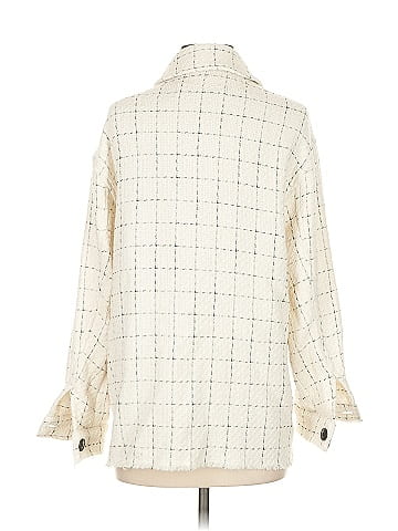 Zara 3/4 Sleeve Button-Down Shirt (view 2)