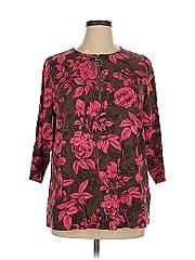 Belle By Kim Gravel 3/4 Sleeve Blouse