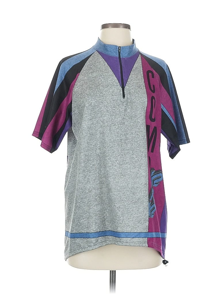 Pre-owned Assorted Brands Short Sleeve T-shirt In Gray