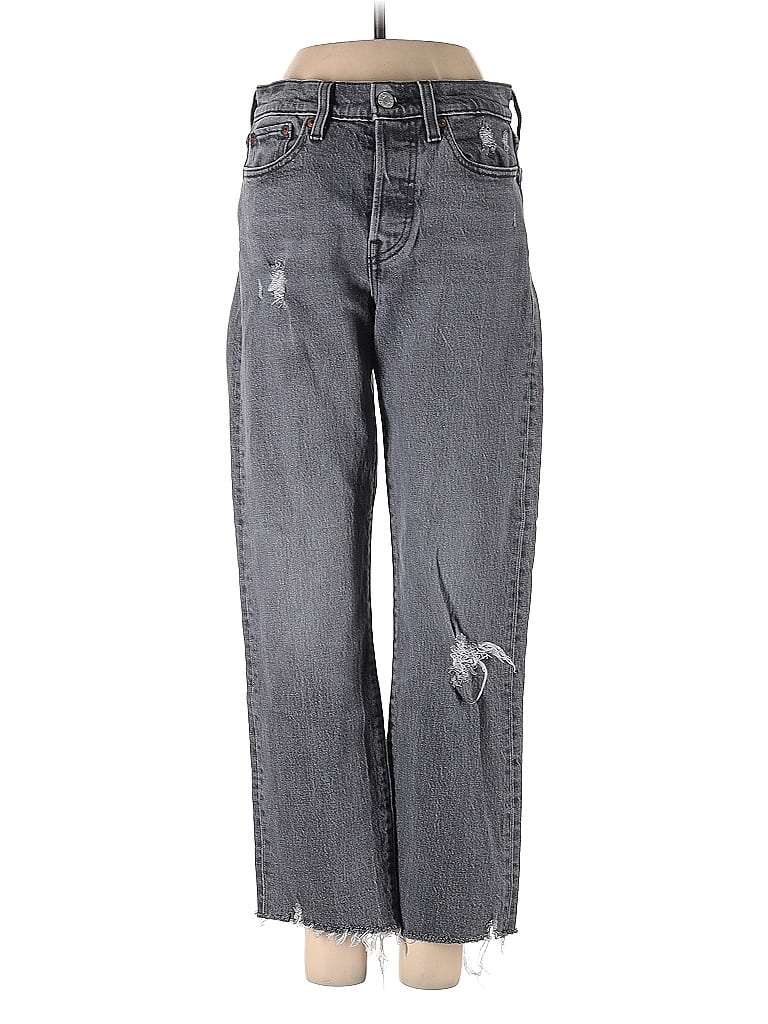 Pre-owned Levi's Jeans In Gray