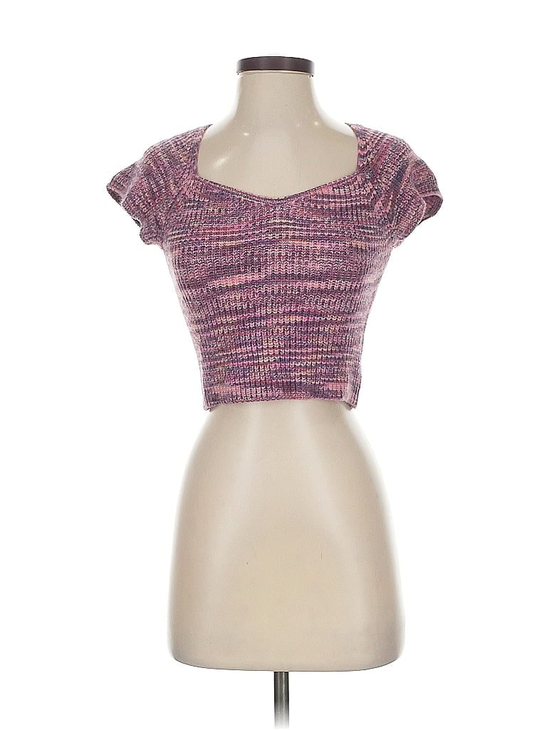 Pre-owned Cider Cardigan Sweater In Purple