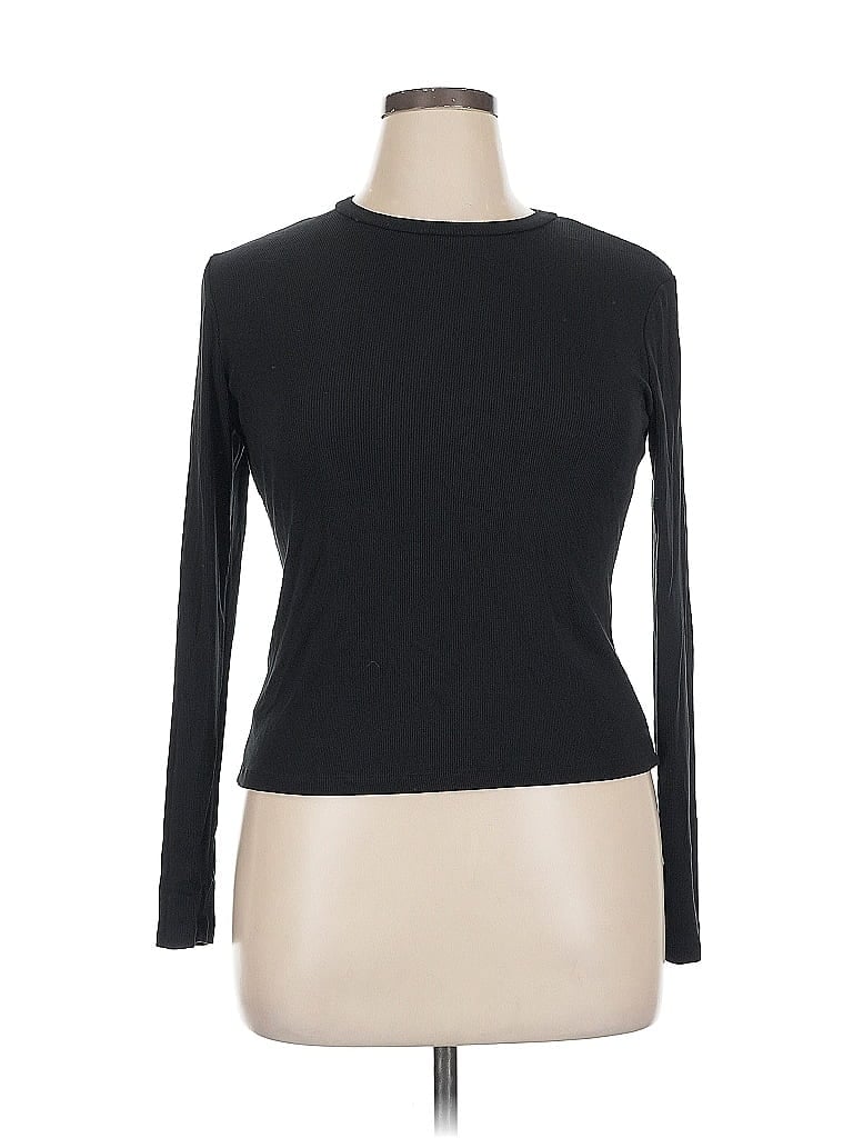 Click to view more detailed imagery on our partner's website Pre-owned Lna Long Sleeve T-shirt In Black