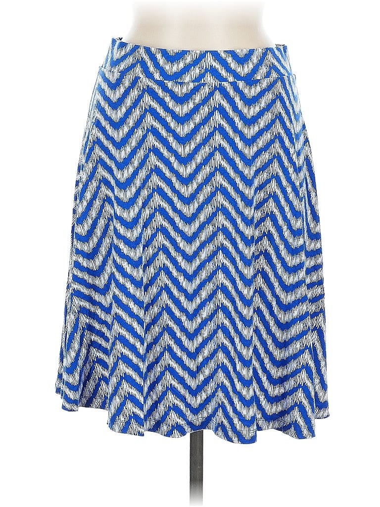 Pre-owned New York And Company Casual Skirt In Blue