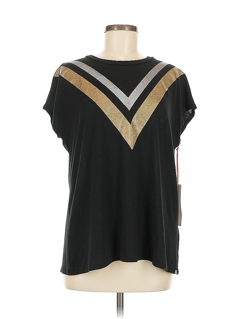 Pre-owned Gottex Short Sleeve T-shirt In Black