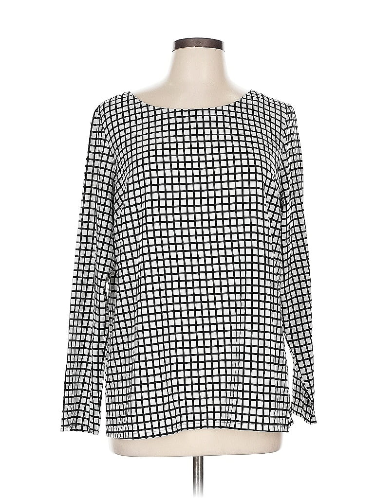 Pre-owned Merona Long Sleeve T-shirt In Silver