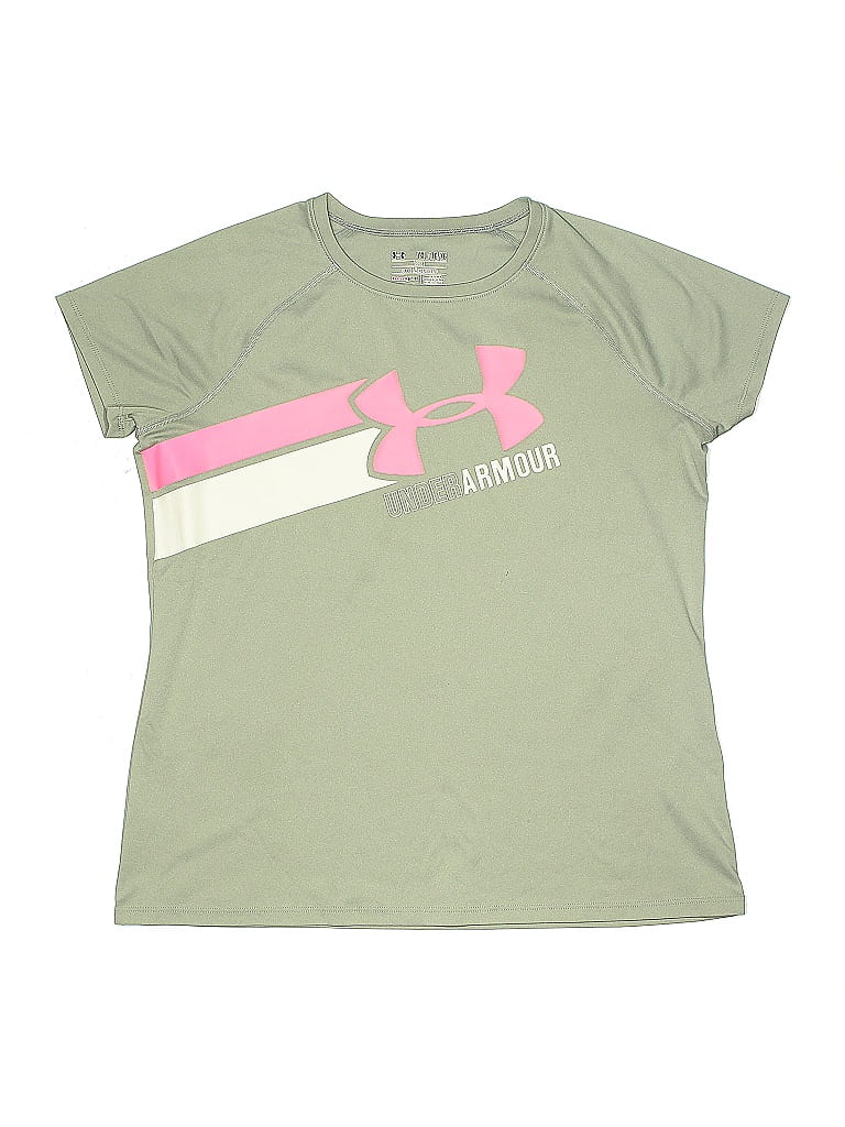 Click to view more detailed imagery on our partner's website Pre-owned Under Armour Kids' Active T-shirt In Gray
