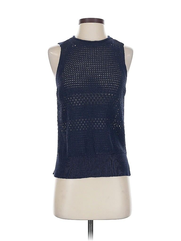 Pre-owned Banana Republic Sweater Vest In Blue