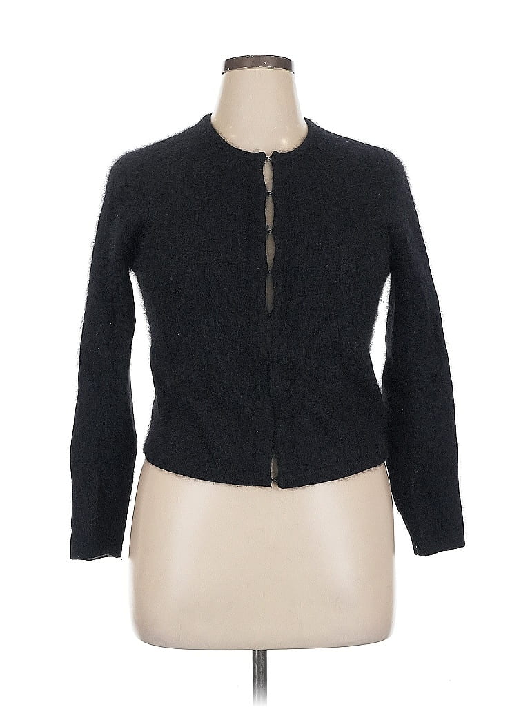 Pre-owned Jules & Leopold Wool Cardigan Sweater In Black