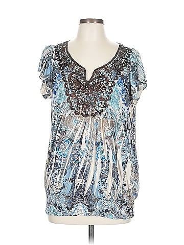 One World Short Sleeve Blouse (view 1)