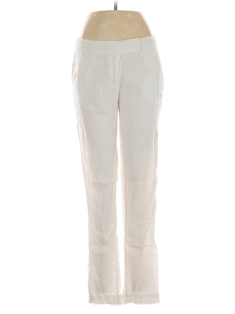 ISLAND COMPANY Pre-owned Linen Pants In White