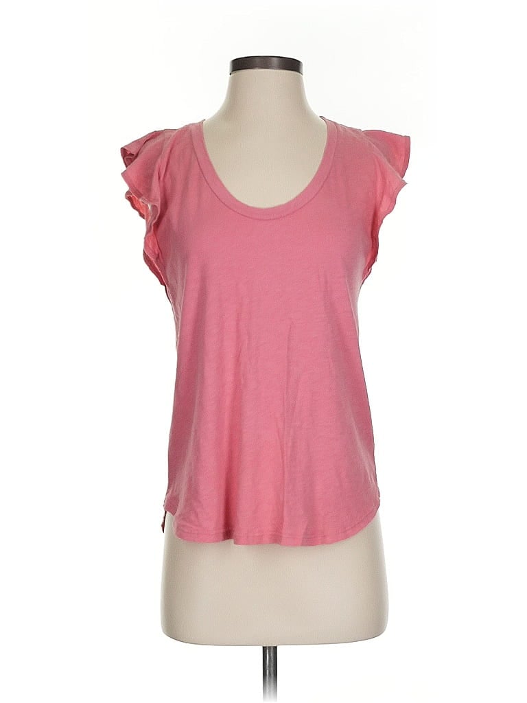 Pre-owned Velvet By Graham & Spencer Sleeveless T-shirt In Pink