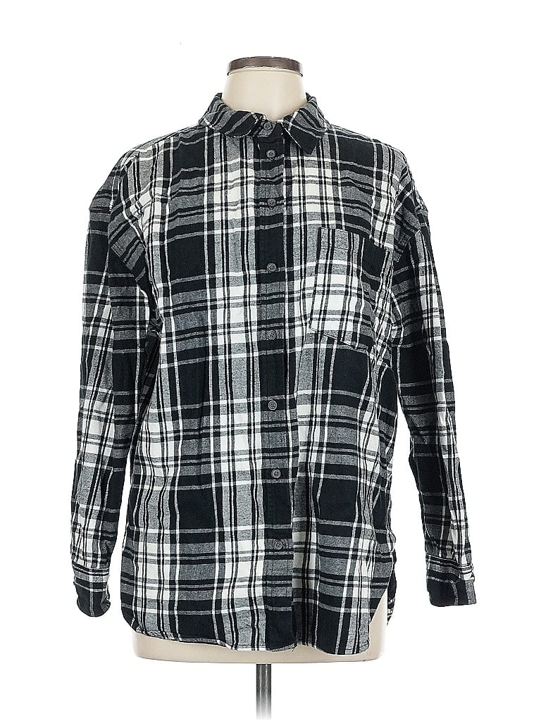 Pre-owned Universal Thread Fleece Jacket In Black