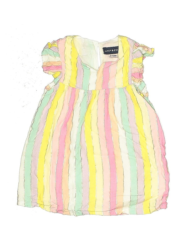 Pre-owned Andy & Evan Babies' Dress In Yellow